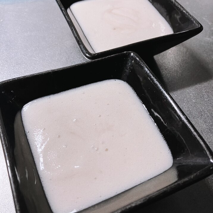 豆乳とマシュマロだけで!簡単プリン